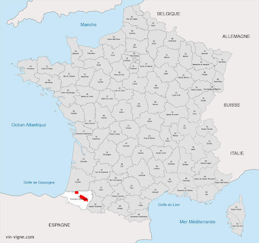 REGION DU BEARN : Vins du Bearn - Vin-Vigne.com